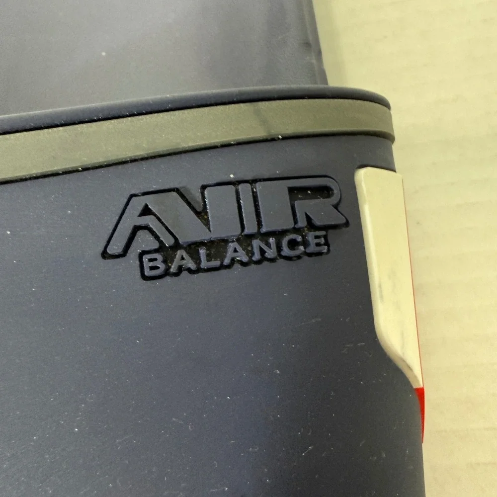 Air Balance Mens Sporty Navy Blue Red White Athletic Slide Size 11